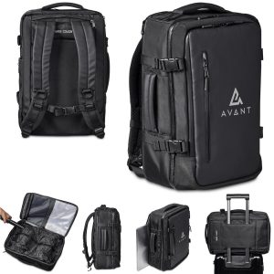 Swiss Cougar Lancaster Hybrid Laptop Backpack - BLACK