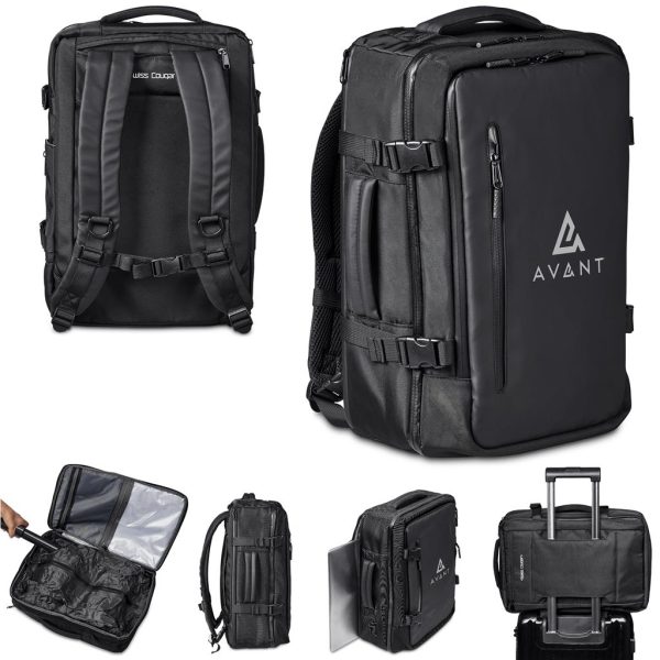 Swiss Cougar Lancaster Hybrid Laptop Backpack - BLACK