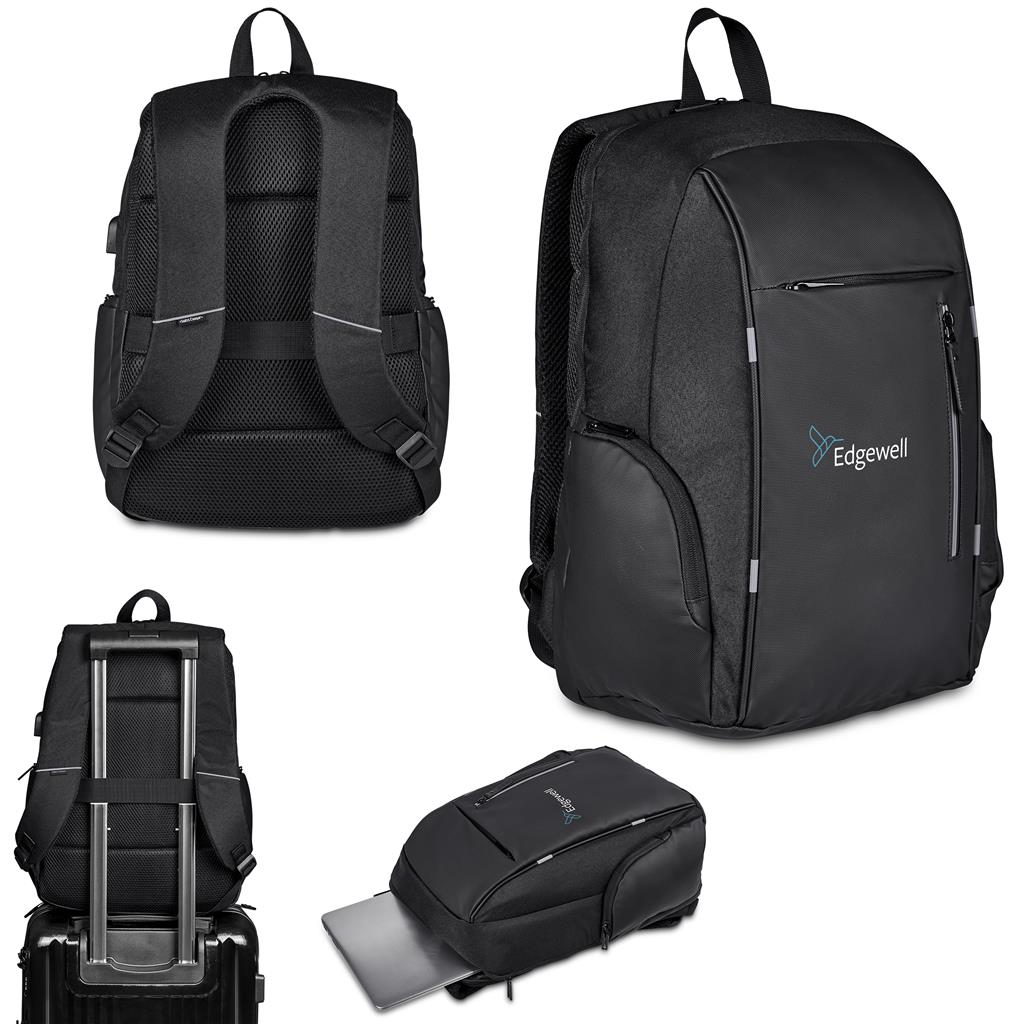 Swiss Cougar Rivoli Laptop Backpack - BLACK