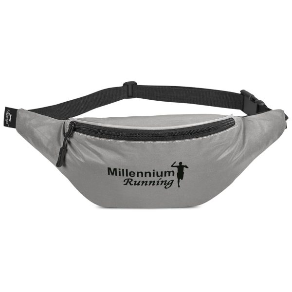 Slazenger Olympia Reflective Waist Bag - GREY