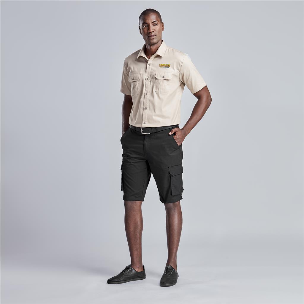Mens Highlands Cargo Shorts - KHAKI / 28