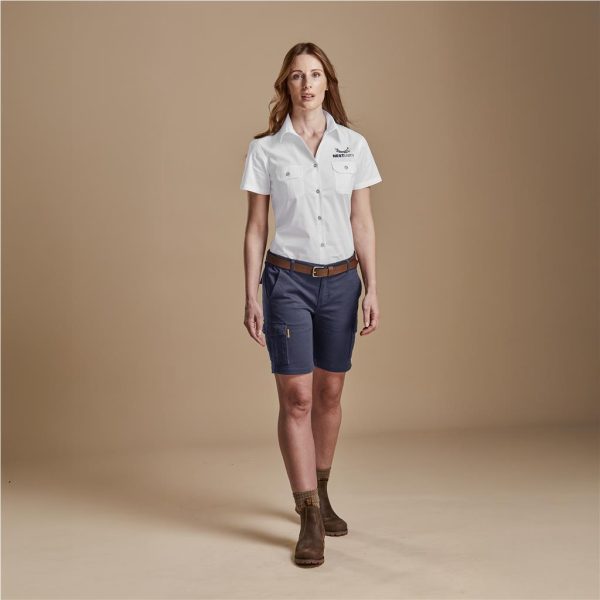 Ladies Meseta Twill Shorts - KHAKI / 44