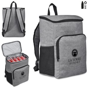Altitude Thermax Recycled PET 24-Can Backpack Cooler - GREY