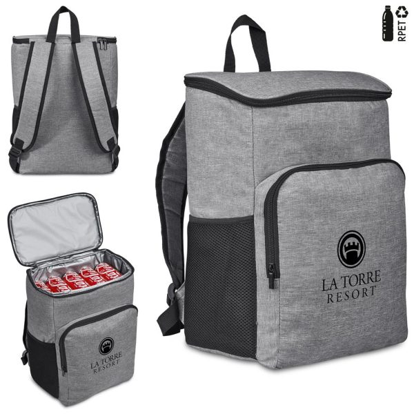 Altitude Thermax Recycled PET 24-Can Backpack Cooler - GREY