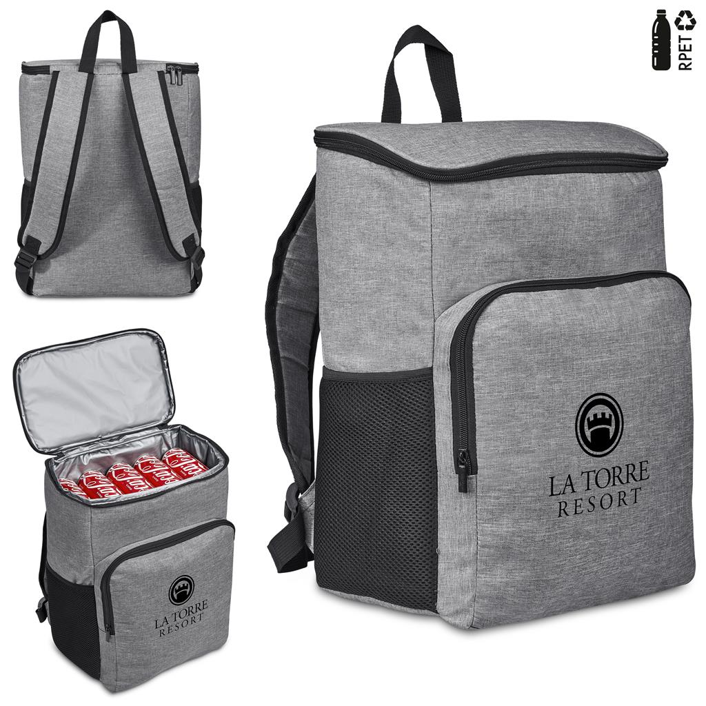 Altitude Thermax Recycled PET 24-Can Backpack Cooler - GREY