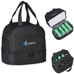 Altitude Surrey 9-Can Double Decker Cooler - BLACK