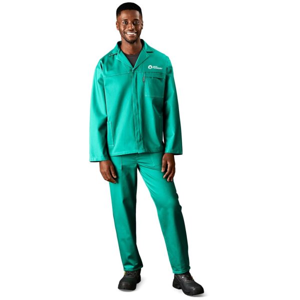 D59 Flame Retardant 100% Cotton Conti Suit - GREEN / 32