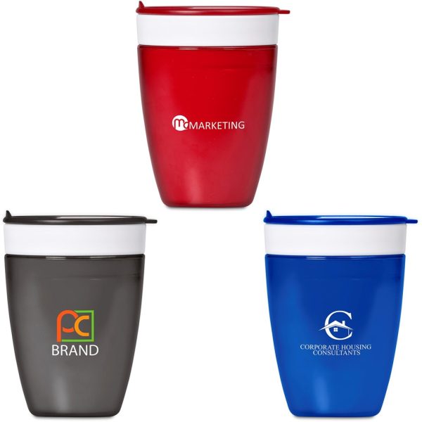 Altitude Manhattan Plastic Double-Wall Tumbler - 300ml - BLUE