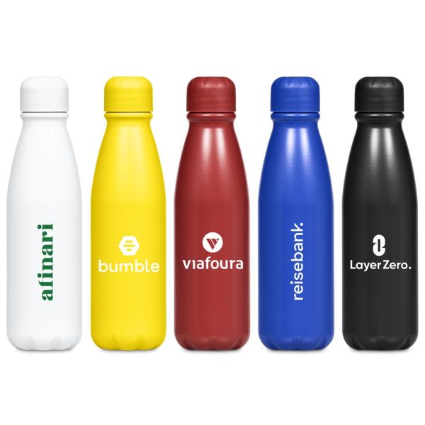 Altitude Nevaeh Aluminium Water Bottle - 600ml - BLACK