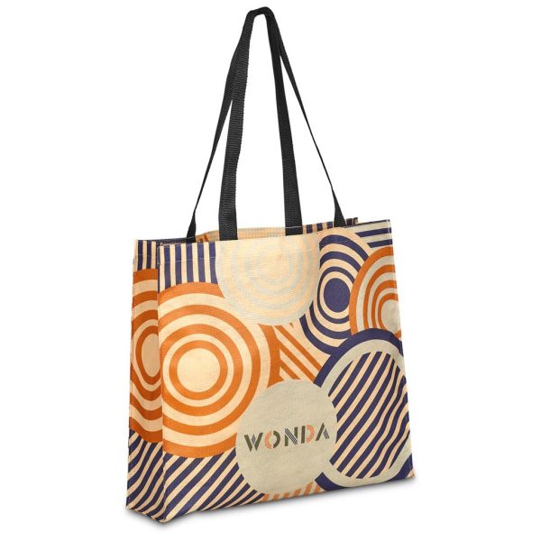 Hoppla Footloose Recycled PET Stitch-Bond Shopper - RED