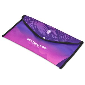 Hoppla Flitz Polyester Travel Wallet - BLACK