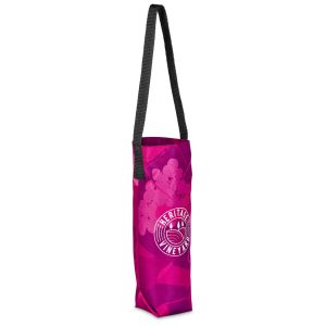 Hoppla Cellaro Polyester Wine Bottle Gift Bag - BLACK