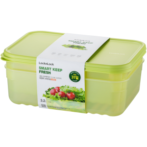 LocknLock Fresh Block rect 3.2lt 2pce