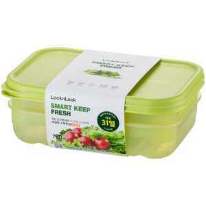 LocknLock Fresh Block rect 760ml 2pce