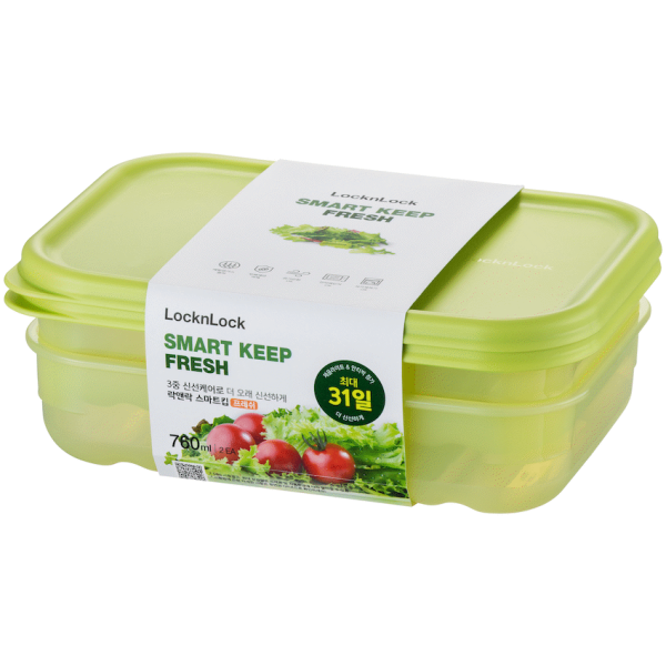 LocknLock Fresh Block rect 760ml 2pce