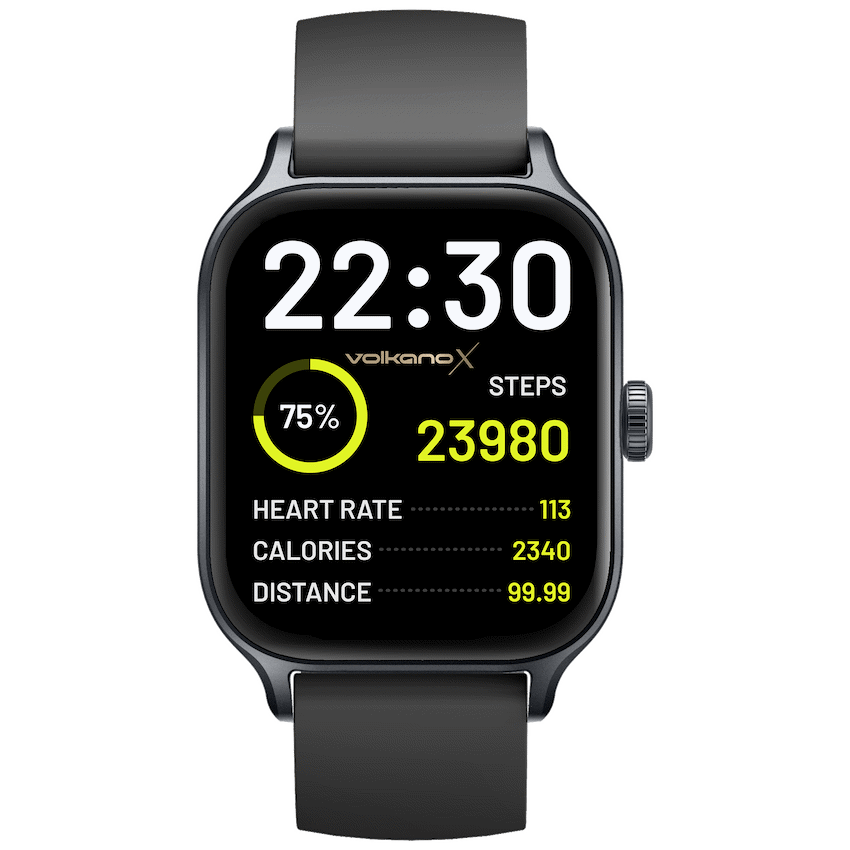 VolkanoX Kronis Series GPS Smartwatch - Black - Image 2