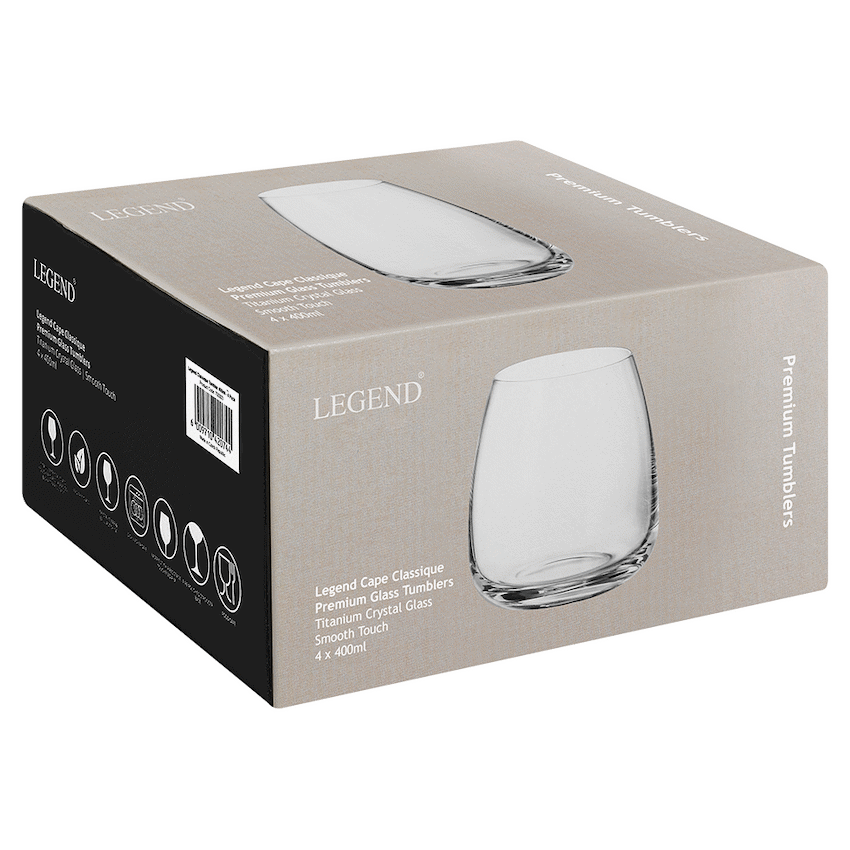Legend Classique Tumbler 400ml - 4 Pack - Image 3