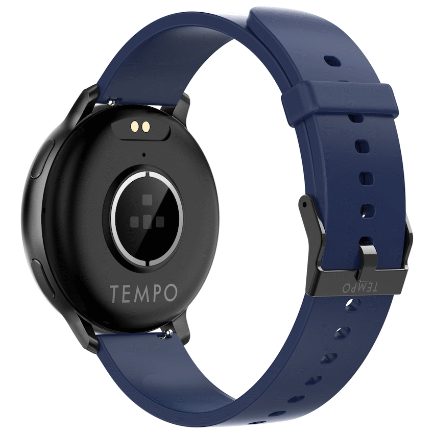 Tempo Pulse Round Smart Watch Black&Blue - Image 3
