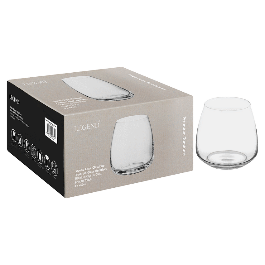 Legend Classique Tumbler 400ml - 4 Pack - Image 4