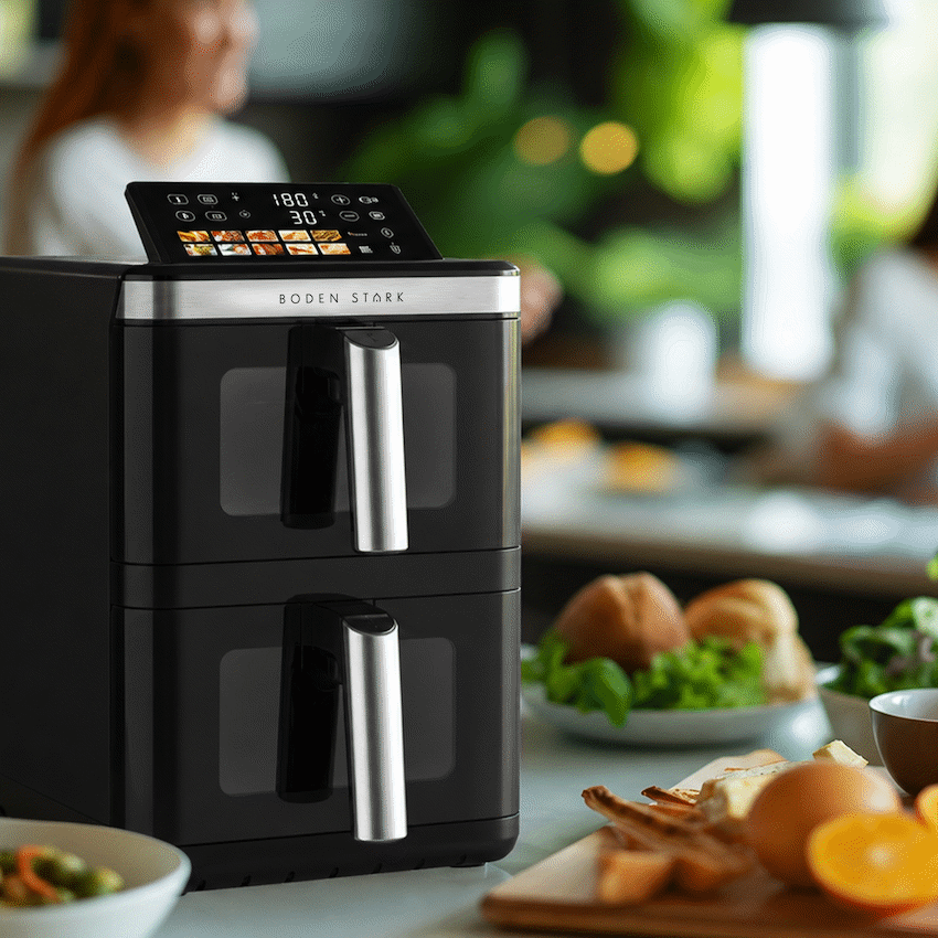 Boden Stark Double Stack Air Fryer - Black - Image 5